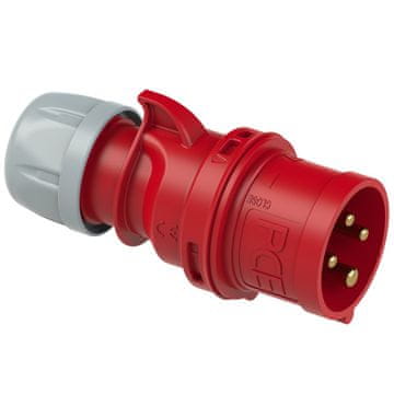PCE Prijenosni utikač za kabel 16A 4P 400V 6h IP44