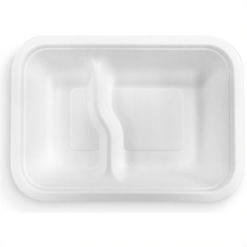 Dvodijelna posuda za šećernu trsku 1000 ml, 25 x 18 x 4 cm serija "5" 50 kom.