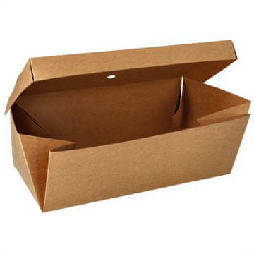 Papstar Sklopivi set za burger kutije pure 25 x 13 x 10 cm 20 kom.