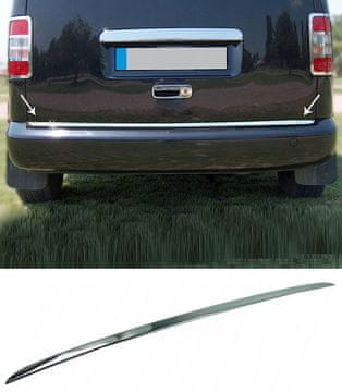 VW Volkswagen Caddy III - kromirana obloga za vrata prtljažnika