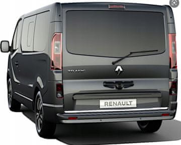 Renault Trafic II - kromirana letvica Kromirana vrata prtljažnika
