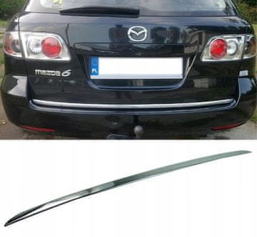 Mazda 6 I GY Kombi - kromirane obloge vrata prtljažnika