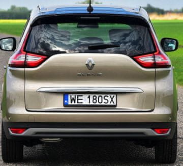 Renault Scenic 3 III JZ0/1 - kromirana obloga na vratima prtljažnika
