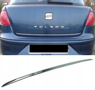 Seat Toledo III - kromirana lajsna, kromirana NA poklopcu motora