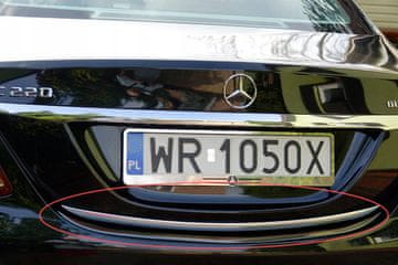 Mercedes C klasa W205 - kromirana obloga vrata prtljažnika Tuning