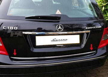 Mercedes C klasa S204 karavan - kromirana obloga na vratima prtljažnika
