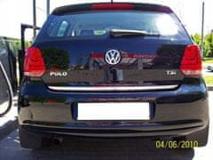 VW polo 5 V - kromirane trake, tuning kromiranih vrata prtljažnika