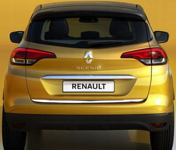 Renault Scenic MK IV 2016 - kromirana obloga za vrata prtljažnika