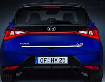 Hyundai i20 III - kromirana letvica Kromirana vrata prtljažnika