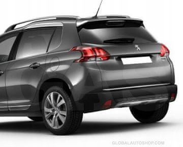 Kromirani ukrasi za Peugeot 2008, tuning kromiranih vrata prtljažnika