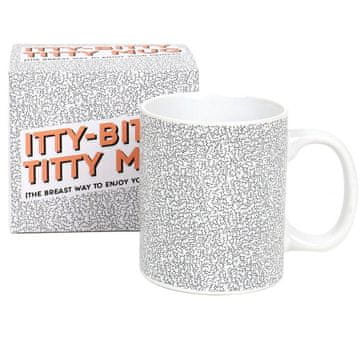 Mikro šalica za grudi, smiješni poklon, uredski gadget, keramička, 355 ml