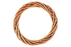 tamni pleteni prsten, veličina 30 cm WBR-2134