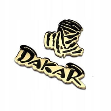 Chloé DAKAR 3D EMBLEM Metalna zlatna naljepnica
