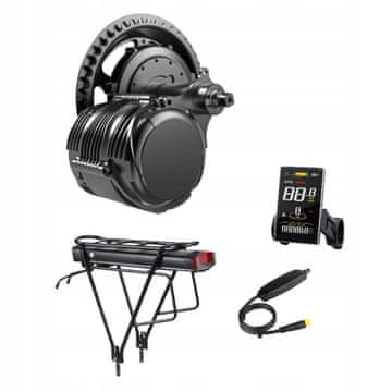 ZESTAW DO KONWERSJI ROWERU TSDZ8 48V 750W BATERIA 15AH Z BAGAŻNIKIEM