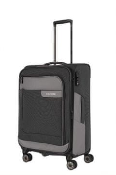 Travelite Putna torba TRAVELITE VIA siva crna srednja 66cm