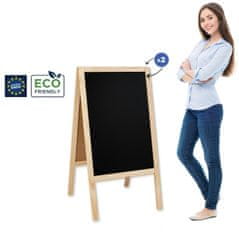Drvena A-ploča Classic L (61x118 cm) - prirodna