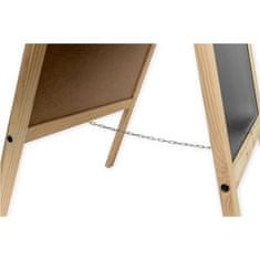 Drvena A-ploča Classic L (61x118 cm) - prirodna
