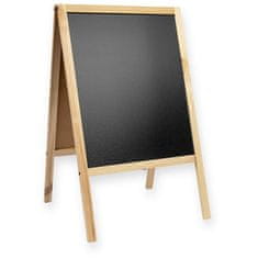 Drvena A-ploča Classic L (61x118 cm) - prirodna