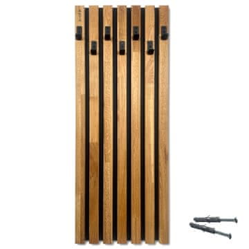 Flexistyle Drvena vješalica za odjeću Lamelle 98cm modul 40cm