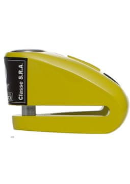 Auvray B-LOCK brava s 10 diskova i alarmom - žuta/crna, promjer igle 10 mm (S.R.A. klasa)