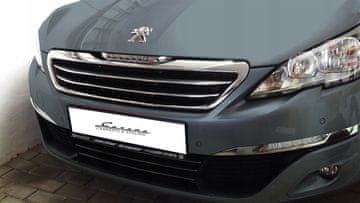 Peugeot 308 II Kromirane letvice za masku hladnjaka Tuning