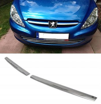 Kromirane letvice rešetke za Peugeot 307 SW HB