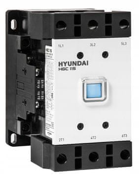 HYUNDAI - KONTAKTOR HGC 115A AC3/440V, 60KW, 2NO+2NC, ZAVOJNICA AC/DC, 220V