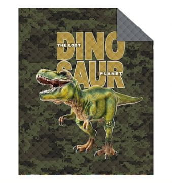 Detexpol Naružnica na krevet za mlade T-Rex Dinosaur 170x210