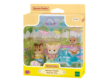 Sylvanian Families 5749 Trio za zabavu u bazenu Set 3+