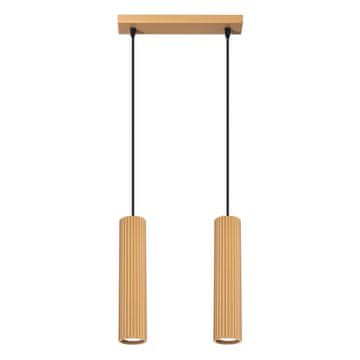 Sollux KARBON 2 zlatna viseća lampa