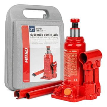 AMIO Hidraulična stupna dizalica 2T 2000 kg PVC kutija -04182