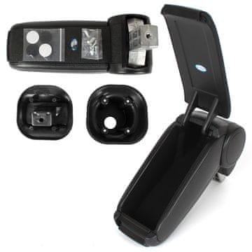 MINI R55 07-14 SET NASLON ZA RUKE CRNA EKO KOŽA + set za ugradnju