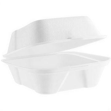 Kutija za hamburgere od šećerne trske 15 x 15 x 8 cm 50 kom.