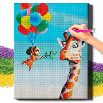 DIJAMANTNA SLIKA 5D s OKVIROM Dijamantni vez 30x40 Mozaik za djecu
