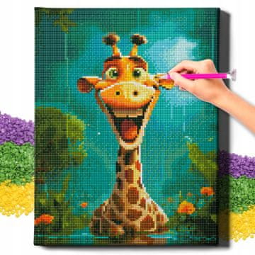 DIJAMANTNA SLIKA 5D s OKVIROM Dijamantni vez 30x40 Mozaik za djecu