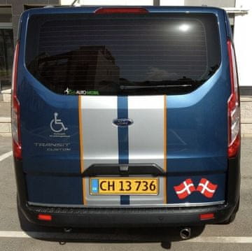 Ford Tourneo Custom kromirana obloga poklopca prtljažnika