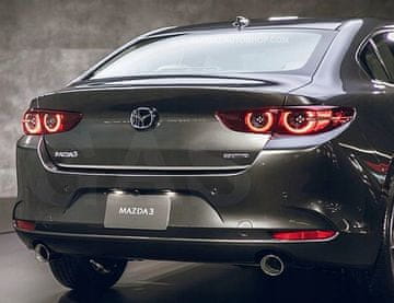 Mazda 3 IV Sedan 2019+ Kromirana obloga poklopca prtljažnika