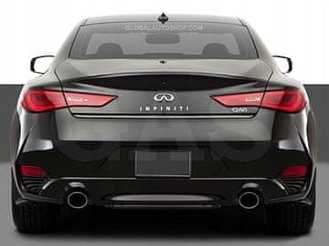 Infiniti Q60 - kromirani ukrasi Kromirana vrata prtljažnika