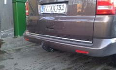 VW T5 Transporter Caravelle - kromirana obloga za vrata prtljažnika