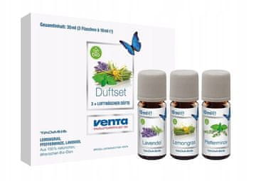 VENTA Taoasis Ekskluzivni set organskih ulja br. 2, 3x10ml, ulje limunske trave / paprene metvice / lavande