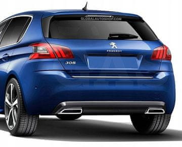 Peugeot 308 II HB - Kromirani ukrasi Kromirana vrata prtljažnika