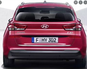 Hyundai i30 III Kombi Kromirane obloge Kromirana vrata prtljažnika