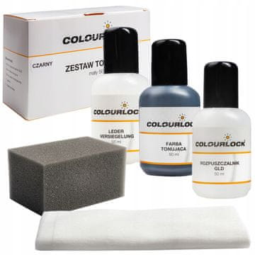 Colourlock Boja za obnovu kože volana, popravak crna