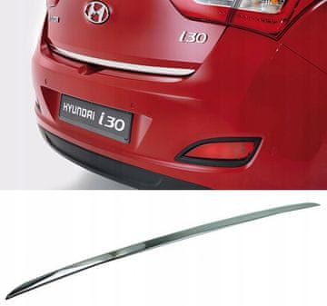 Hyundai i30 II GD - kromirani ukrasi Kromirana vrata prtljažnika