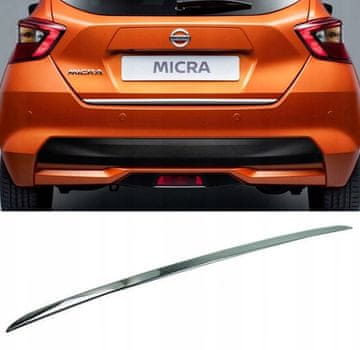 Nissan Micra 2017 - Kromirana obloga za vrata prtljažnika Tuning
