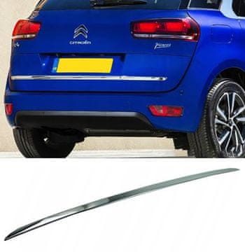 Citroen C4 Picasso II 10 - kromirana lajsna na poklopcu motora