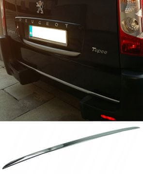 Peugeot Expert Tepee kromirana letvica Kromirana vrata prtljažnika