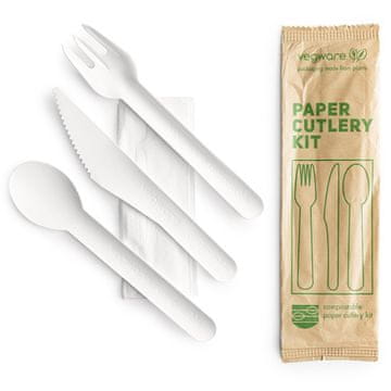 Set pribora za jelo od papira H+N+Ł+S 50 kom.