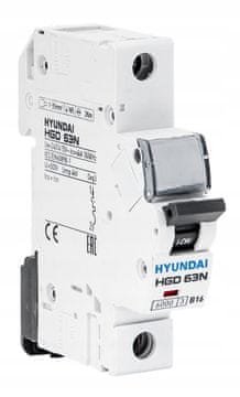 HYUNDAI HGD - ZAŠTITNA PREKIDAČA 1P, 6KA, 20A, KARAKTER C