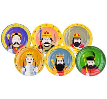 GoDan Papirnati tanjuri ROYAL PARTY 18 cm 6 kom.